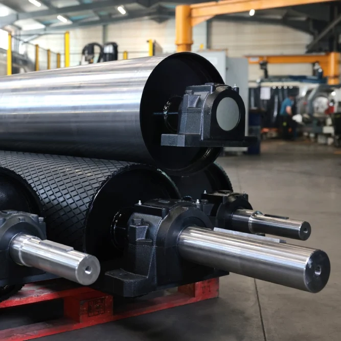 5 tambours avec paliers - châssis